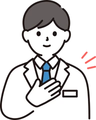 男性スタッフのイラスト