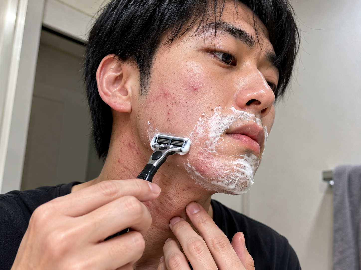 ヒゲ剃りで肌荒れする男性に脱毛がおすすめな5つの肌メリット